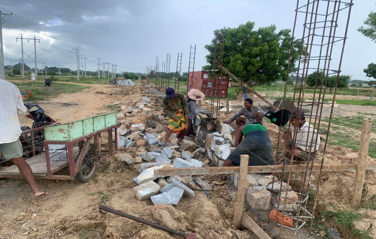 Drainage construction works