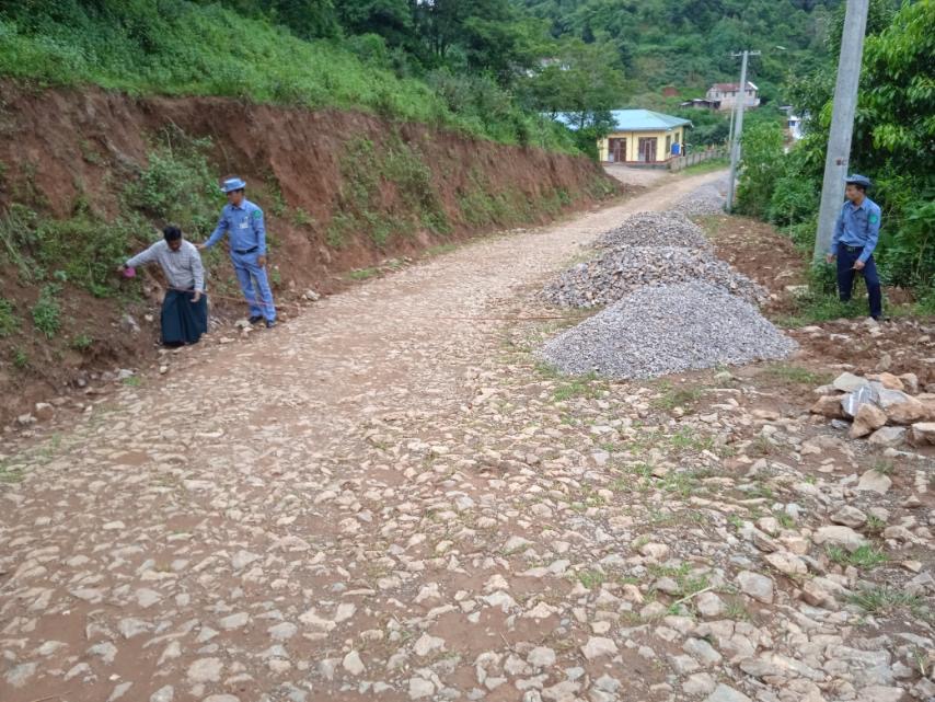 Road foundation preparation