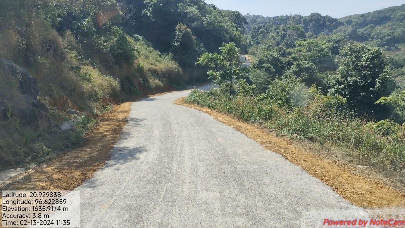 Hillside road construction